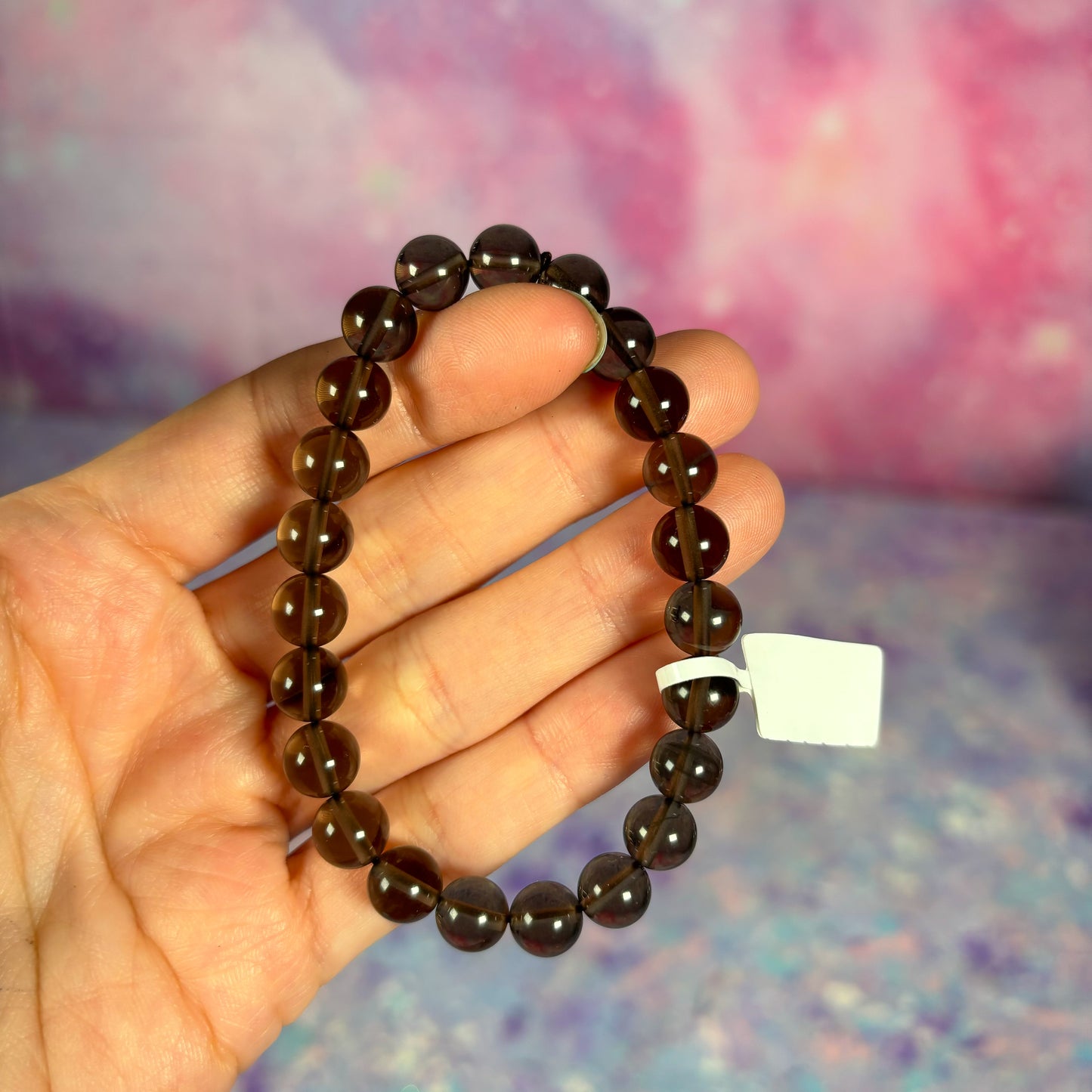 Smoky Obsidian 8mm Bracelet