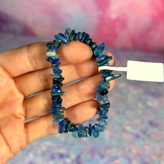 Blue Kyanite Chip Bracelet