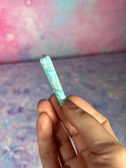 Blue Aragonite Point XS
