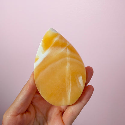Orange Calcite Flame