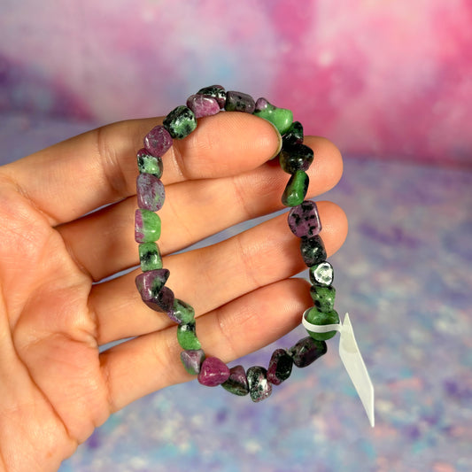 Ruby Zoisite Bracelet