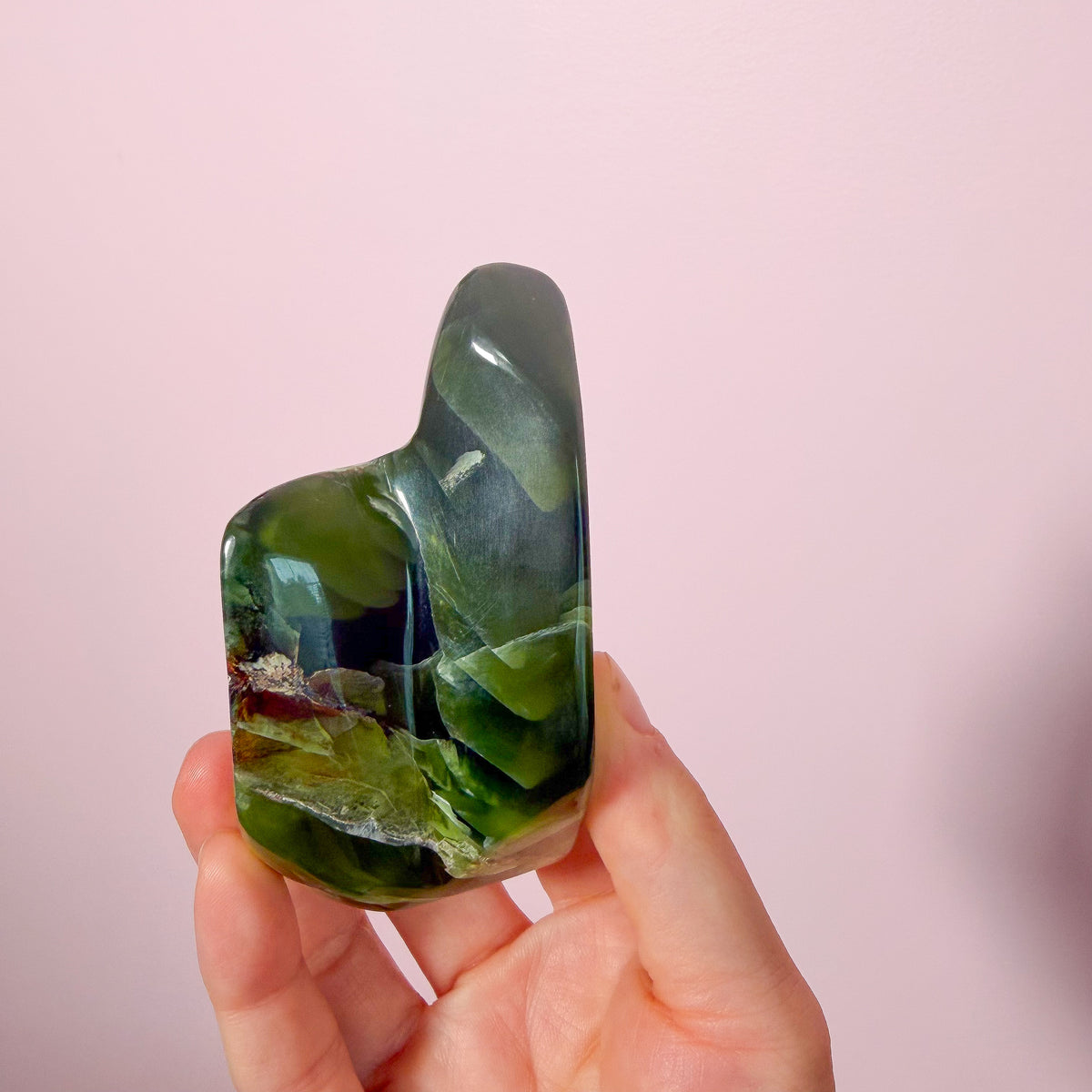 Green Jade Freeform Large