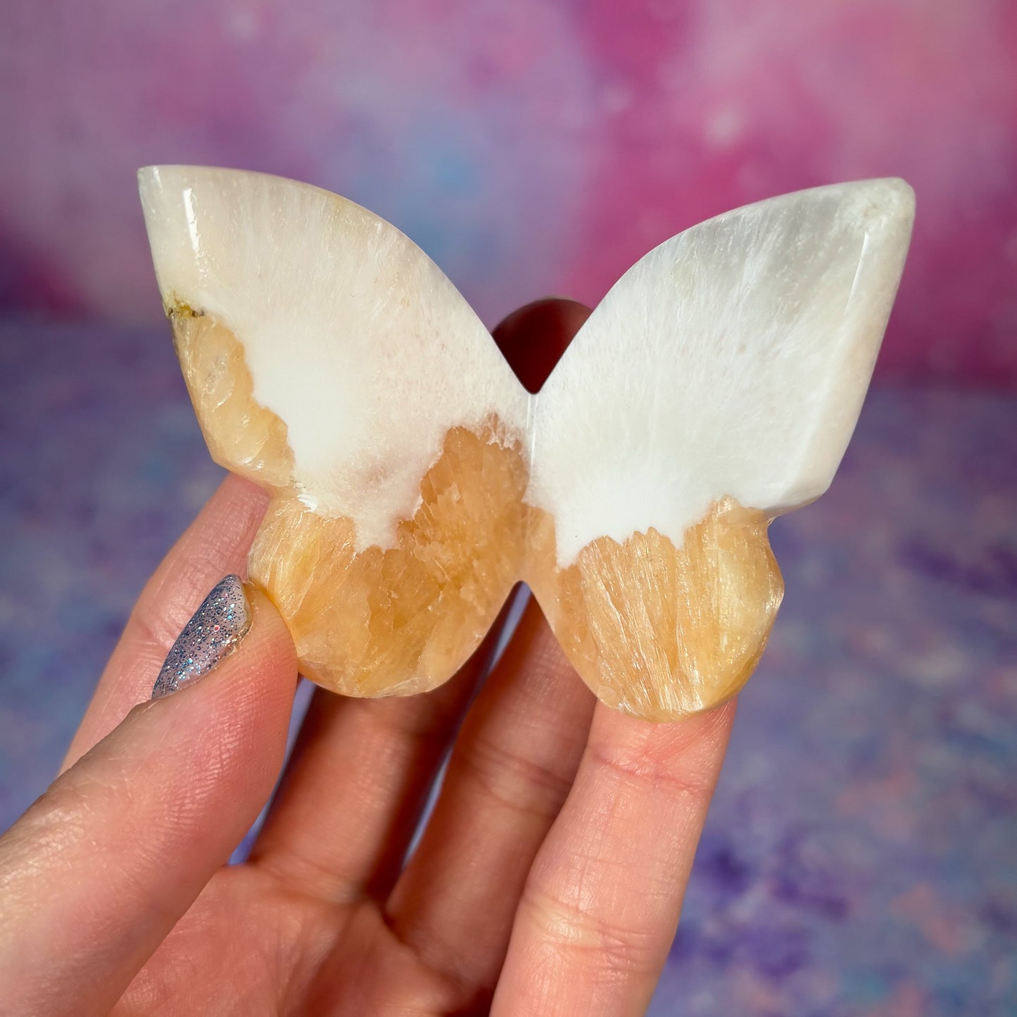 Stillbite & Scolecite 3D Butterfly