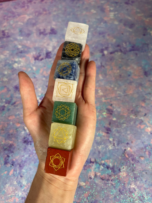Chakra Cube Set