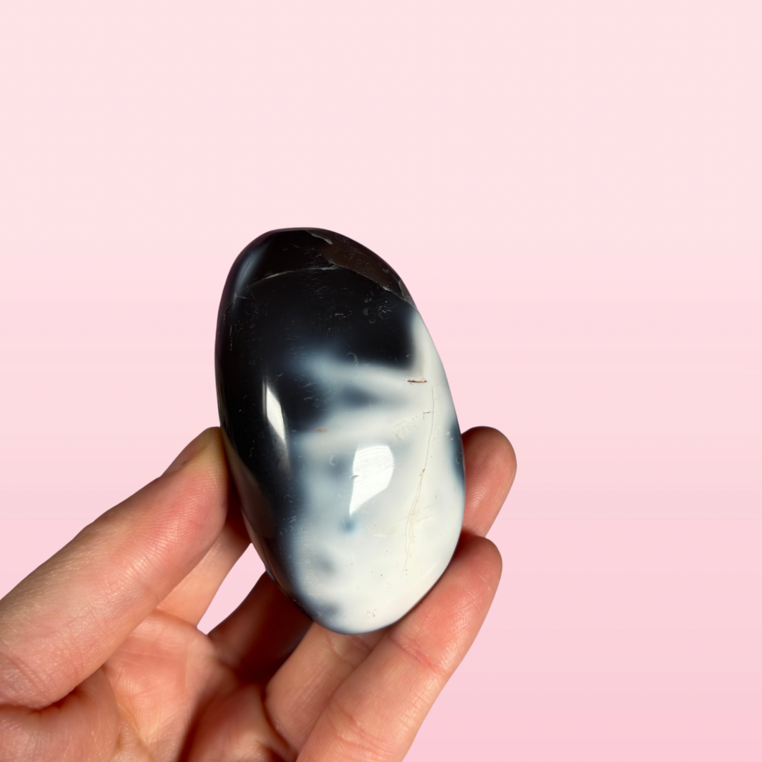 Orca Agate Palms Lrg