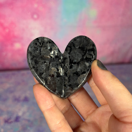 Larvikite Hearts 3D
