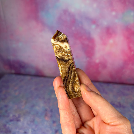 Chocolate Calcite Mini Point