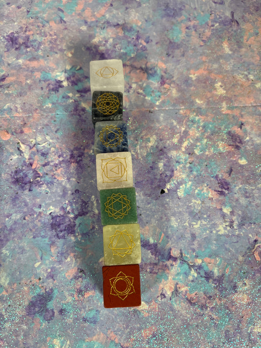Chakra Cube Set
