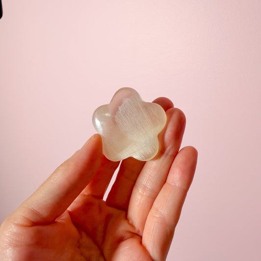 Milky Calcite Mini Flower