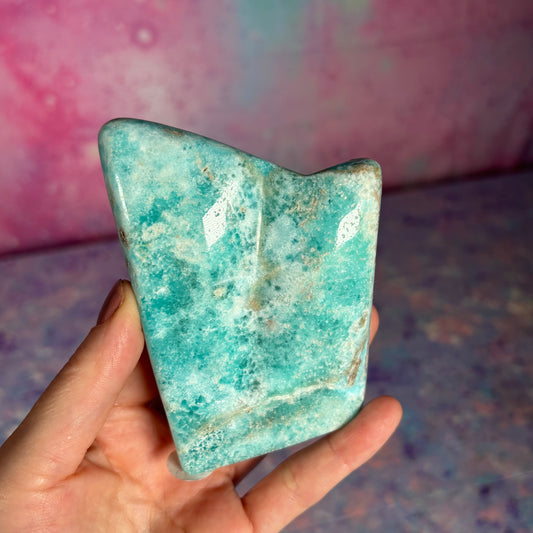 Blue Aragonite Freeform B