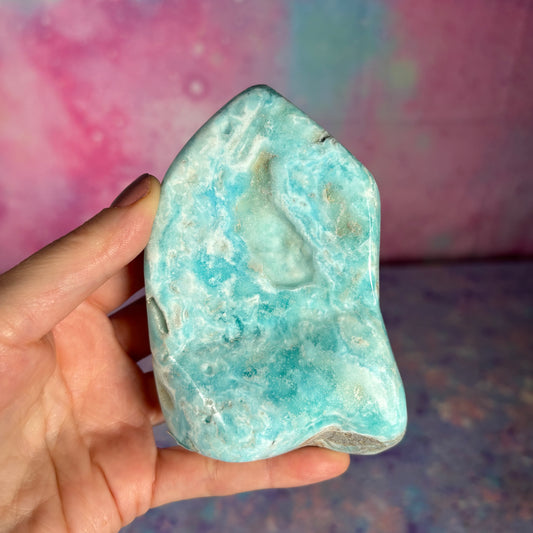 Blue Aragonite Freeform A