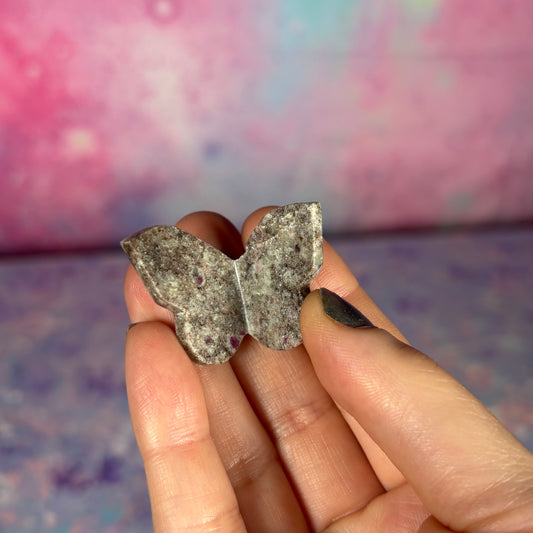 Ruby Albite 3D Butterfly Mini Misfit