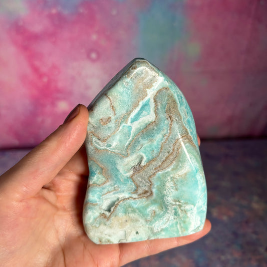 Blue Aragonite Freeform A