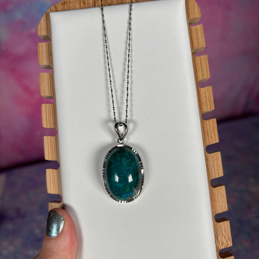 Chrysoprase Pendant