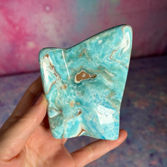 Blue Aragonite Freeform B
