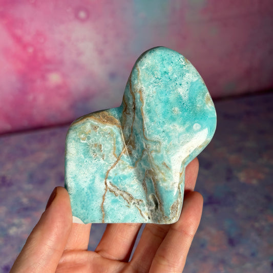 Blue Aragonite Freeform D