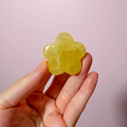 Lemon Calcite Mini Flower