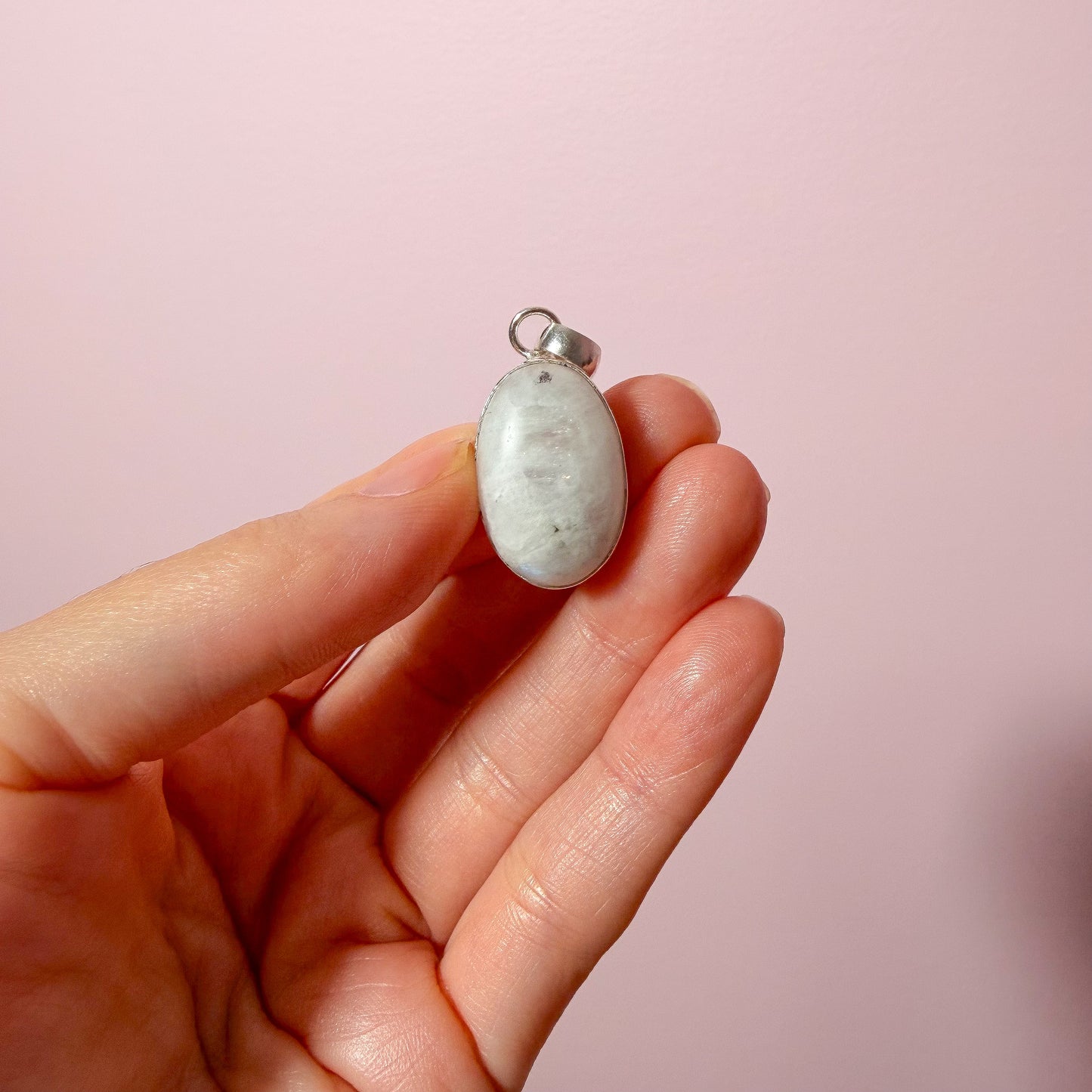 Rainbow Moonstone Pendant Med