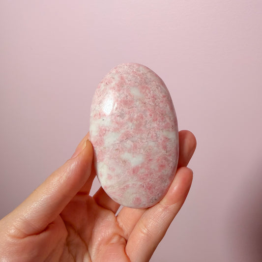 Pink Thulite Palm