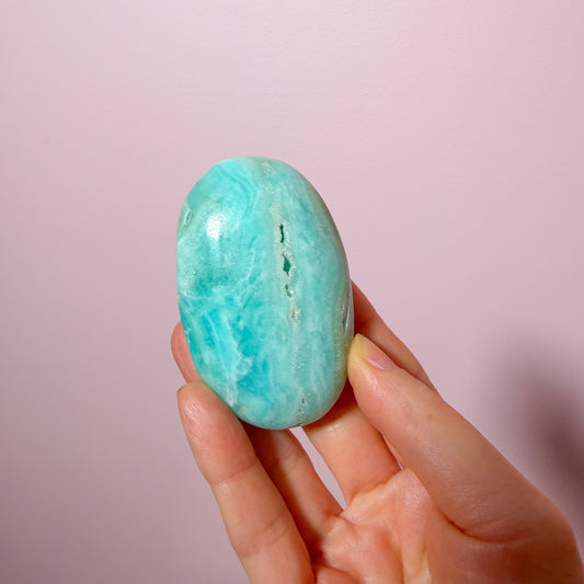 Blue Aragonite Palm