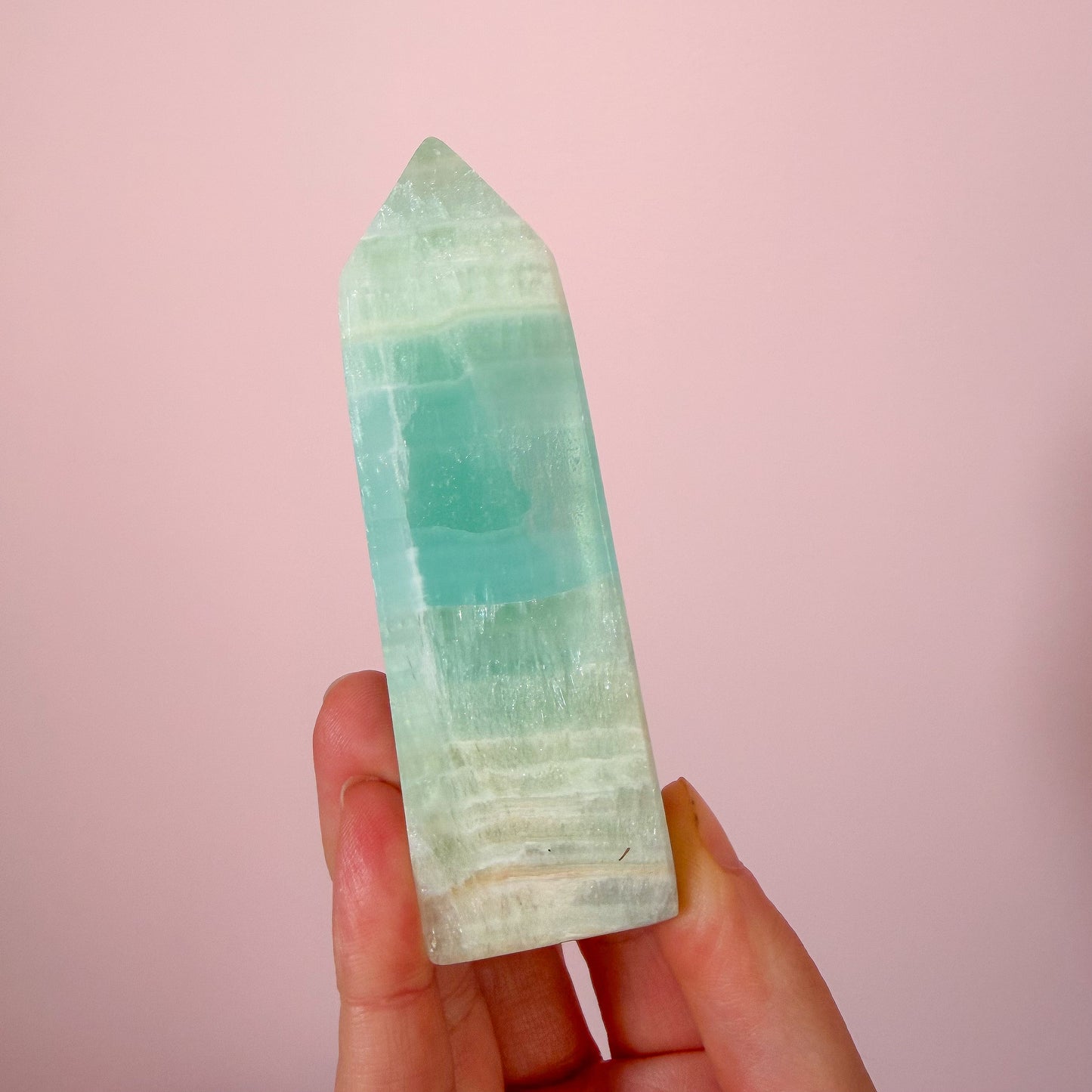 Pistachio Calcite Towers
