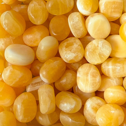 Orange Calcite Pebbles