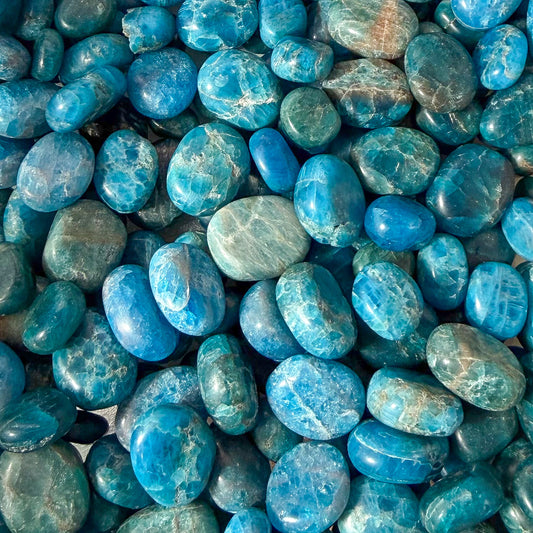 Blue Apatite Pebbles