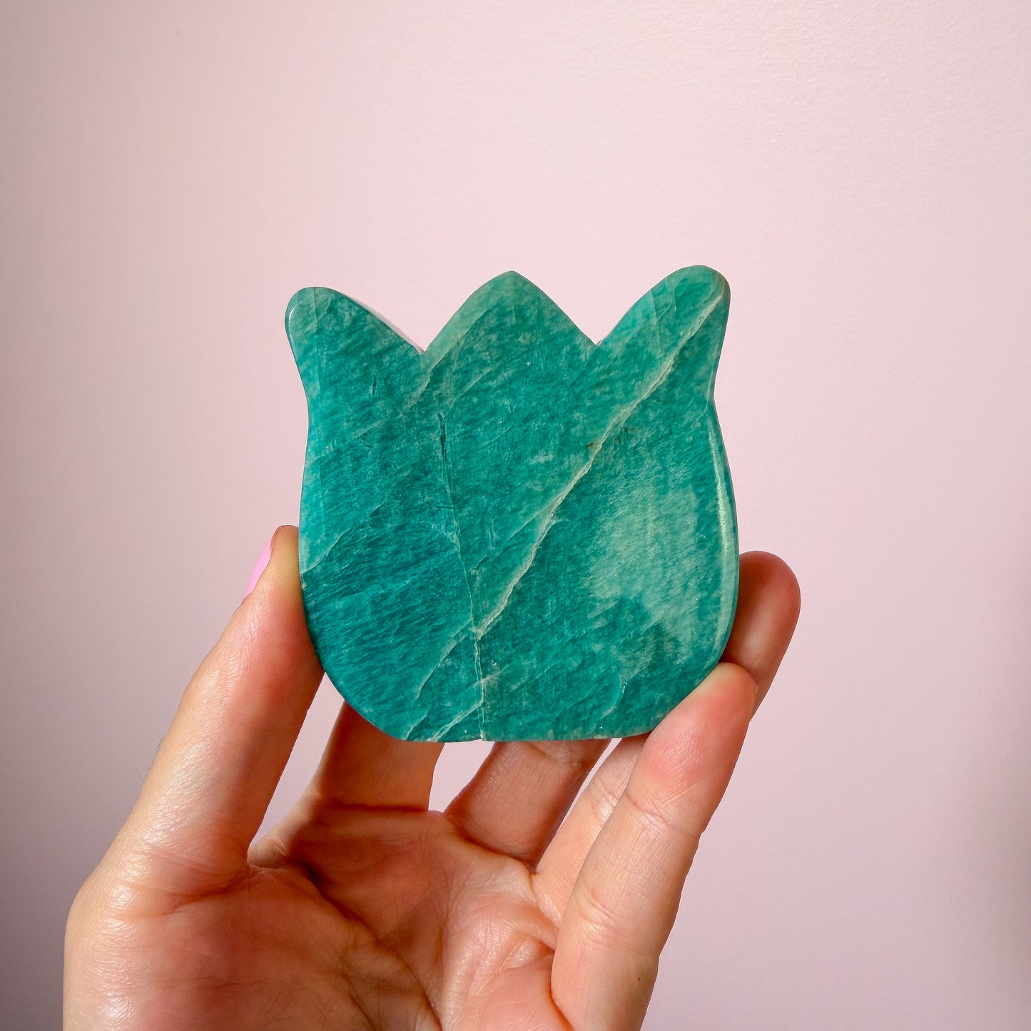 Amazonite Flowers On Stand