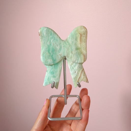 Caribbean Calcite Bows On Stand