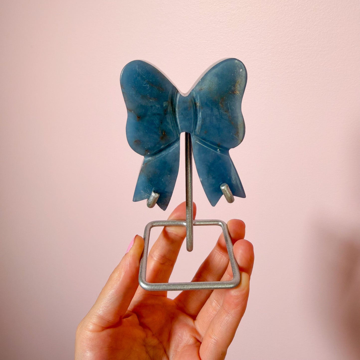 Angelite Bows On Stand