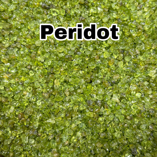 Peridot Crystal Chips