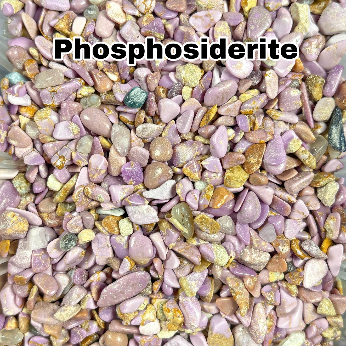 Phosphosiderite Crystal Chips