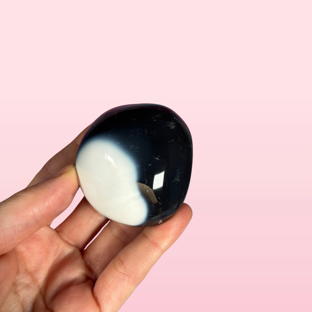 Orca Agate Palms Lrg