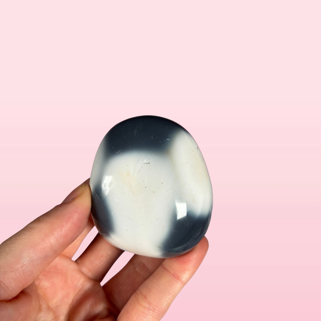 Orca Agate Palms Lrg