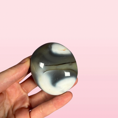 Orca Agate Palms Lrg