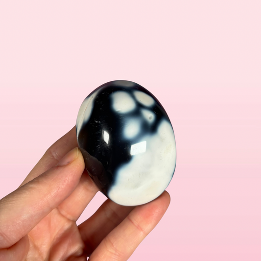 Orca Agate Palms Lrg