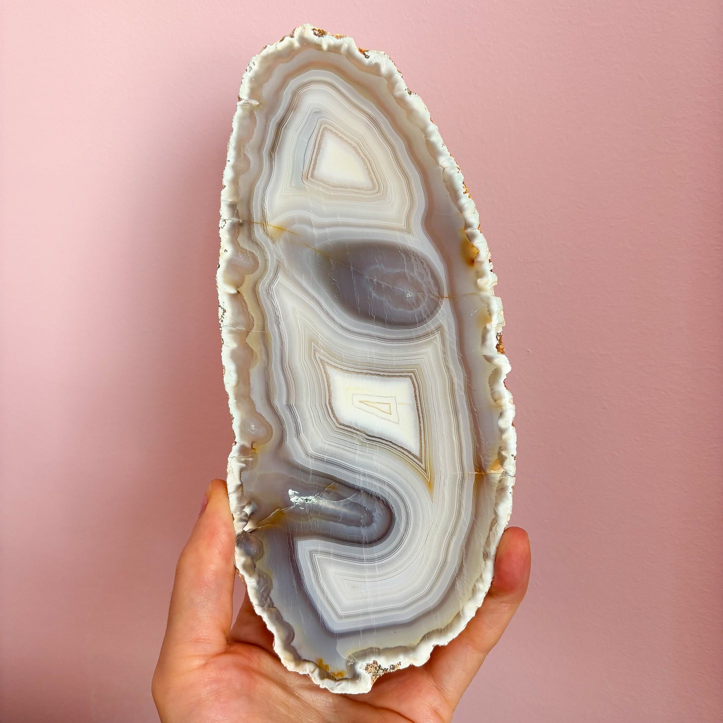Blue Agate Slab A