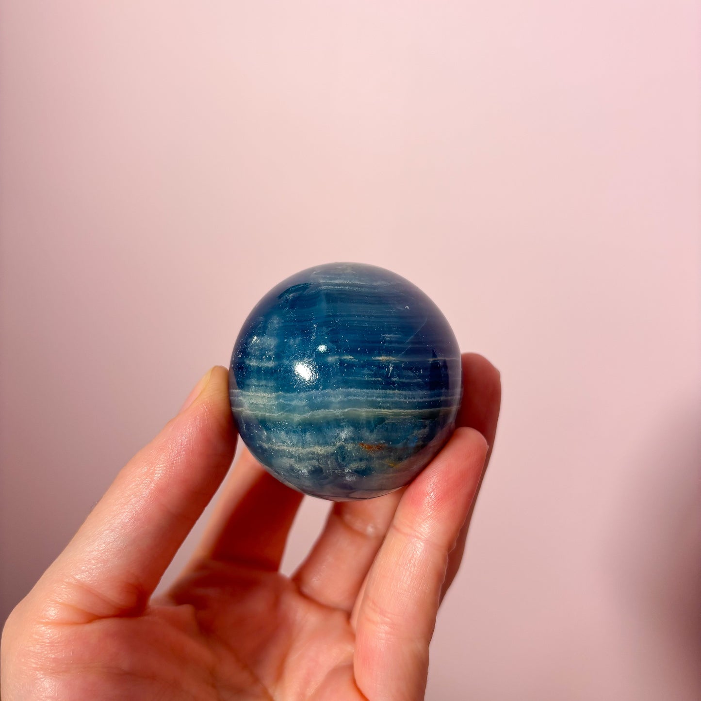 Blue Onyx Sphere
