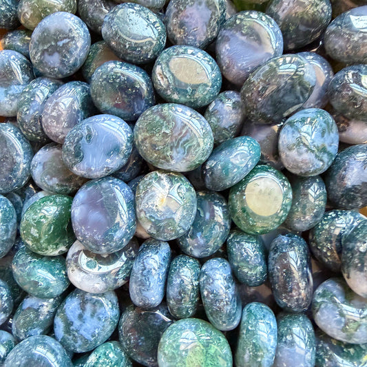Moss Agate Pebbles
