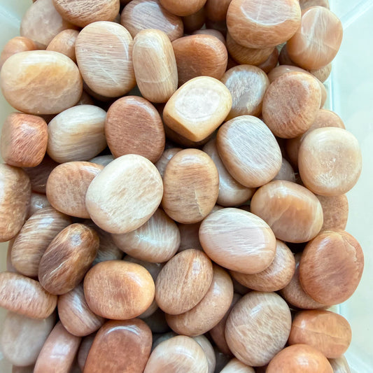 Peach Moonstone Pebbles