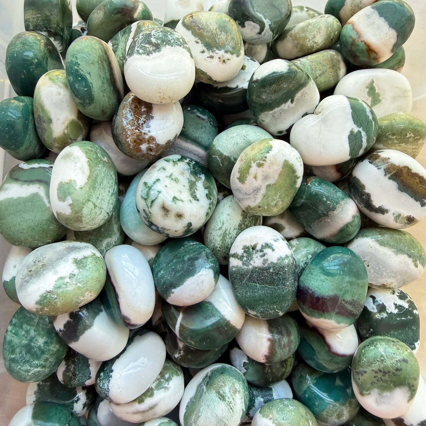 Green Sardonyx Pebbles