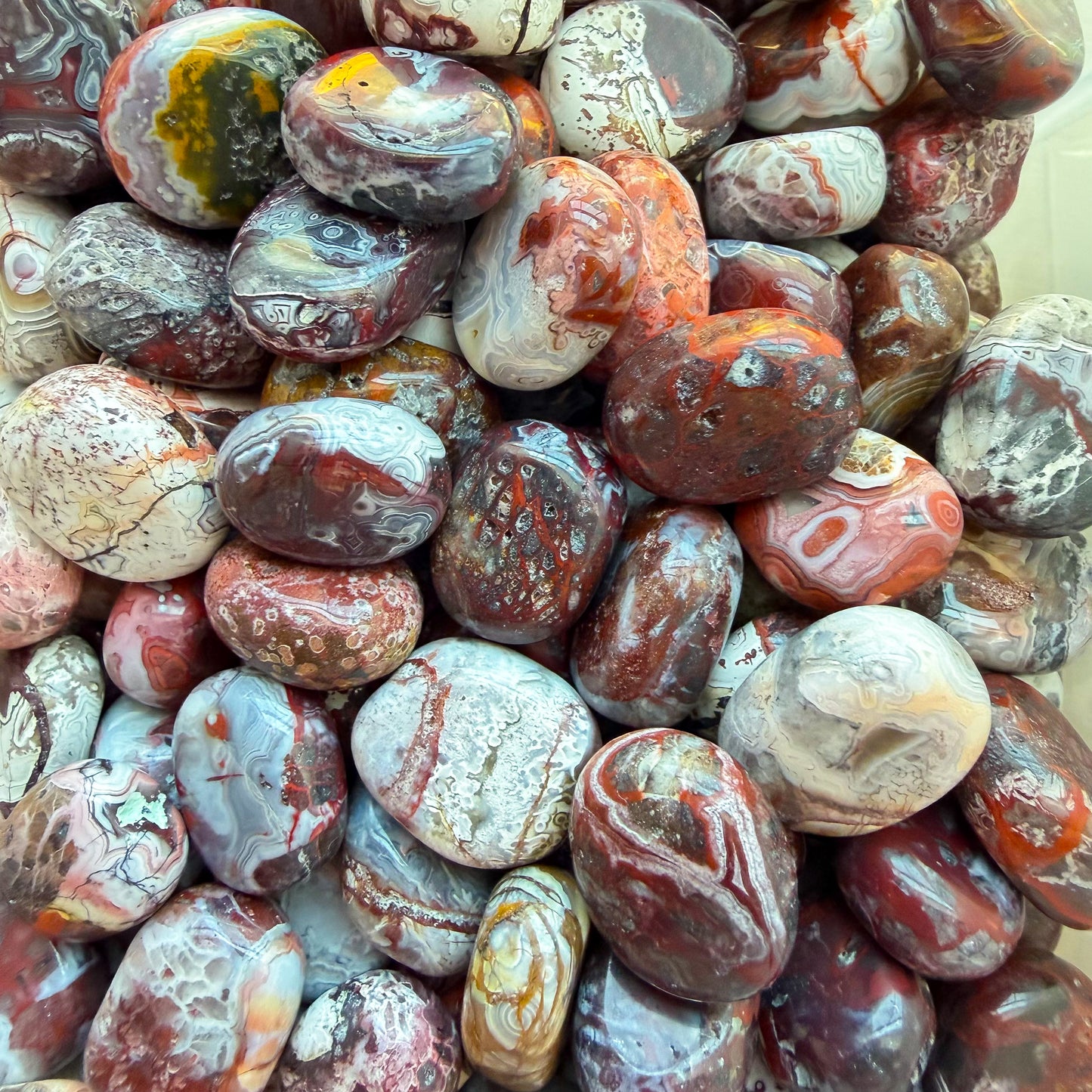 Crazy Lace Agate Pebbles