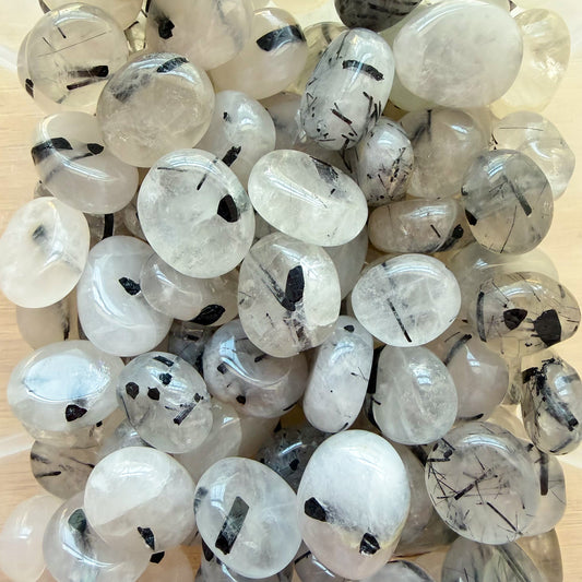 Tourmaline and Quartz Pebbles