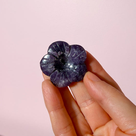 Lepidolite Flower