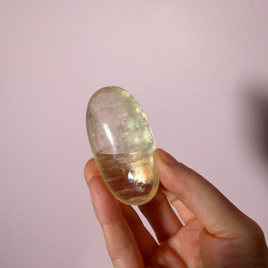 Optical Calcite Palm Large Misfit