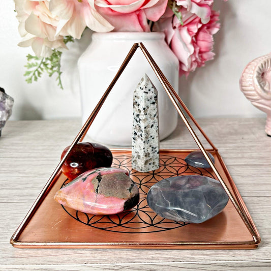 Copper Pyramid (Clearing, Energizing, Recharging) - Crystal Concepts