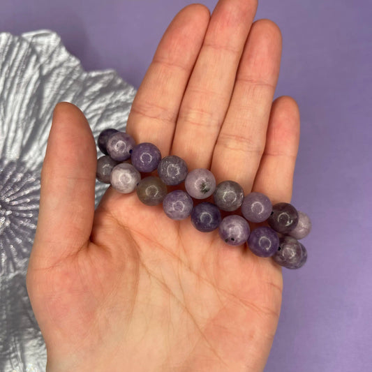 Lepidolite Bracelet 10mm - Crystal Concepts