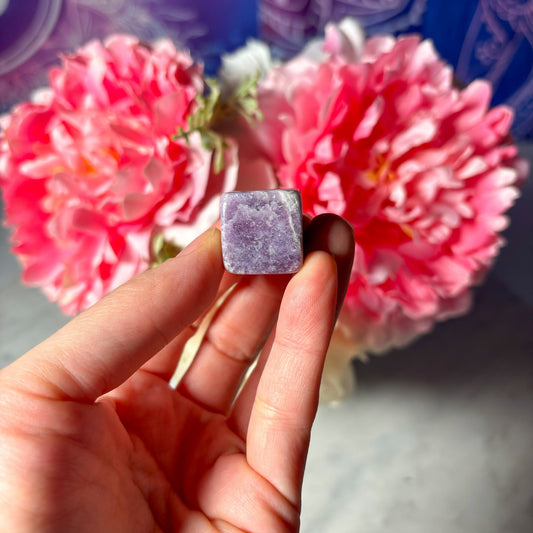 Lepidolite Cube - Crystal Concepts