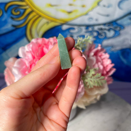 Mini Green Aventurine Points - Crystal Concepts