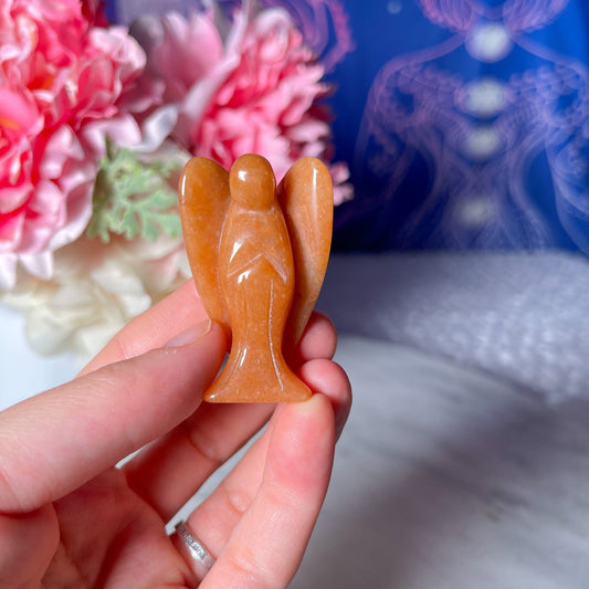 Orange Aventurine Angel - Crystal Concepts